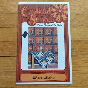 Quilt Sewing Pattern Wall 72"x90" and 27"x39" Log Cabin SawTooth Star